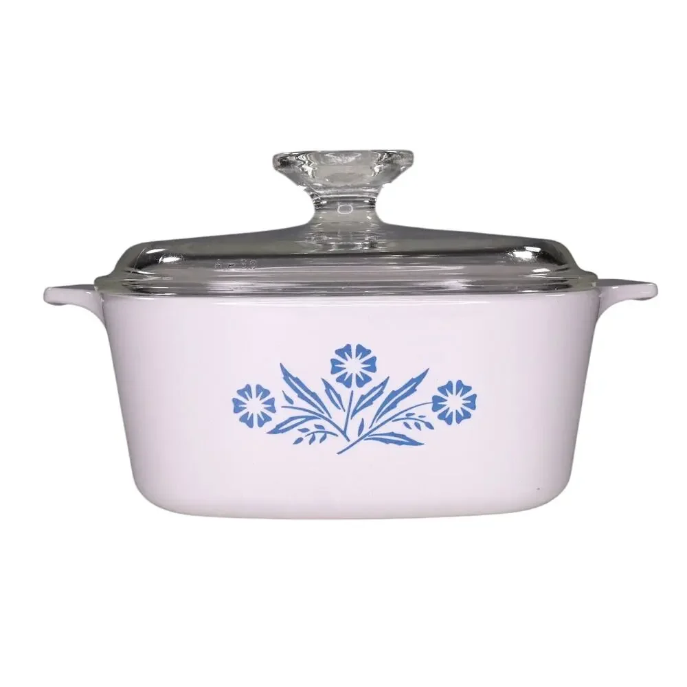 Corning Ware Blue Cornflower 1.5 Qt with lid A-1 1/2-B Vintage 1.5 Qt